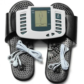 Тапочки массажные для ног и ступней UKC Digital Slipper JR-3O9A рефлекторные массажные тапочки 4 режима 9 скоростей
