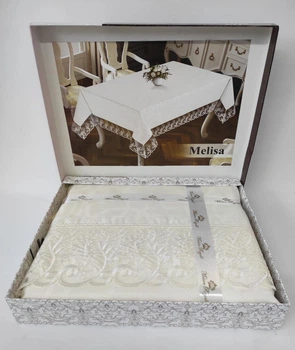 Скатерть Maison Royale 160x400 ovale Melisa Cream