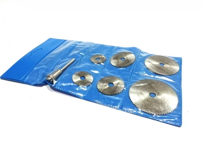Набор дисковых фрез HSS Saw Blades с держателем, 6 шт. (22–50 мм)