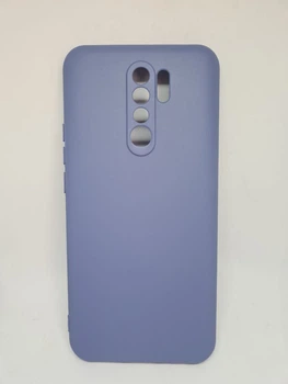 Силиконовый чехол Fashion Case Candy для Xiaomi Redmi 9 Лавандовый Серый