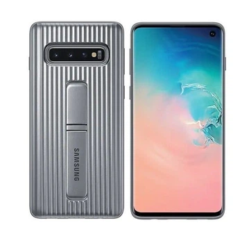 Чехол противоударный Official Protective Rugged Standing Cover EF-RG975CSE с подставкой для Samsung Galaxy S10 Plus Silver