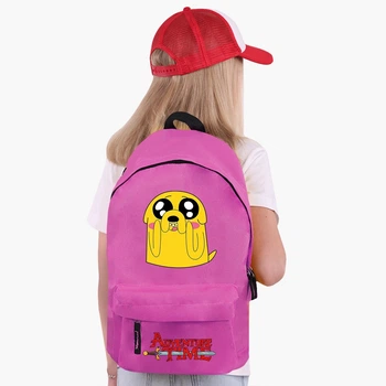 Рюкзак детский Время Приключений Джейк Пес (Adventure Time Jake The Dog) (9263-1577) 17 л Розовый