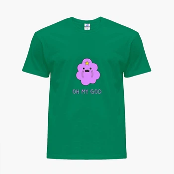 Дитяча футболка Час Пригод Принцеса бубльгум (Adventure Time Princess Bubblegum) (25186-1575) 122-128 см Бавовна Зелений
