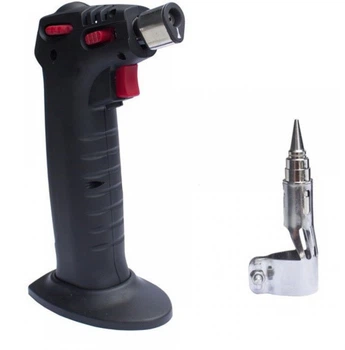 Газовая горелка-паяльник(пьезоподжиг) EXtools EX-206 c насадкой