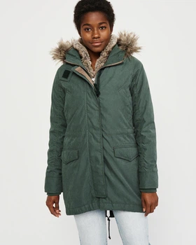 Парка женская - парка зимняя Abercrombie & Fitch AF4667W XS Зеленый