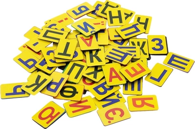 Набор магнитных букв Economix украинский алфавит 34 шт (E61485)