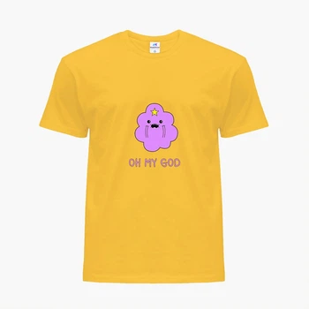 Детская футболка Время приключений Принцесса бубльгум (Adventure Time Princess Bubblegum) (25186-1575) 146-152 см Хлопок Желтый