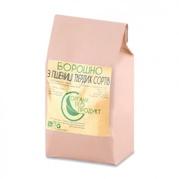 Мука из пшеницы твердых сортов натуральная Organic Eco-Product, 2 кг