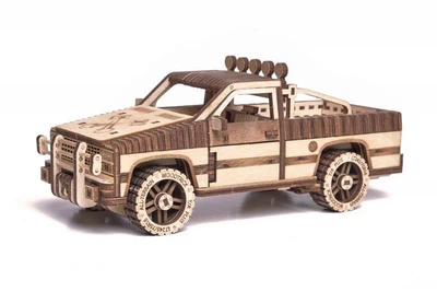 Механический 3D пазл Wood Trick Пикап WT-1500 (278 деталей)