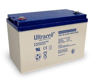 Батарея аккумуляторная Ultracell UHR100-12, 12 Вольт, 100Ач AGM