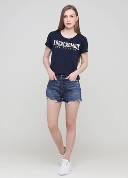 Шорты Abercrombie & Fitch AF8062W W25 Темно-синий