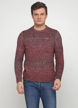 Свитер мужской - свитер Hollister HC6763M S Темно-красный