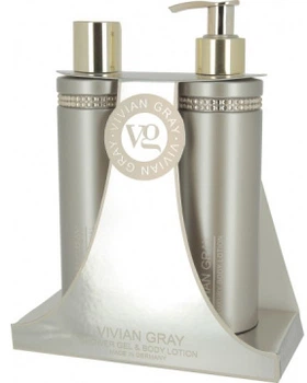 Набір для тіла Vivian Gray Brown Crystals Гель для душу & Лосьйон для тіла 2 x 250 мл (4250120741970)