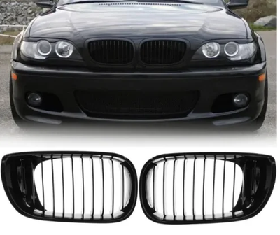 Решетки радиатора ноздри для BMW E46 бмв е46 седан универсал рестайлинг