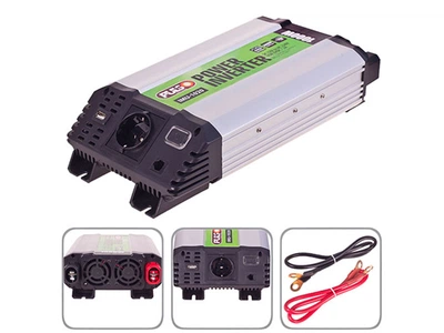 Преобразователь напряжения инвертор Pulso IMU-1020 12V-220V 1000W USB 2.0A