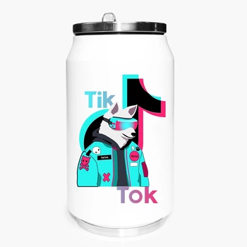 Термобанка ТикТок (TikTok) 350 мл (31091-1645) термокружка термос из нержавеющей стали с трубочкой