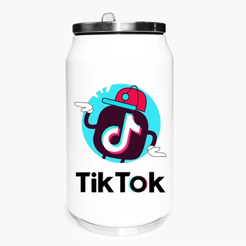 Термобанка ТикТок (TikTok) 350 мл (31091-1712) термокружка термос из нержавеющей стали с трубочкой