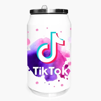 Термобанка ТикТок (TikTok) 350 мл (31091-1940) термокружка термос из нержавеющей стали с трубочкой