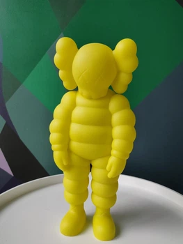 Дизайнерская игровая фигура Kaws What Party Neon неон 28 см