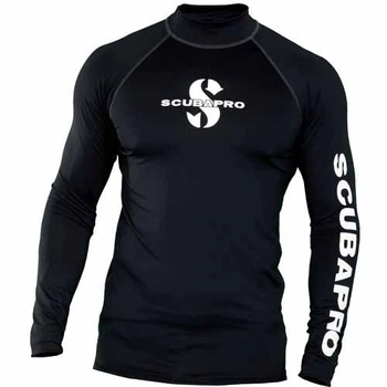 Реглан Scubapro Rash Guard Man черный Черный M
