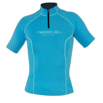 Футболка Beuchat Rash Guard Bionic Woman бирюзовая Бирюзовый L