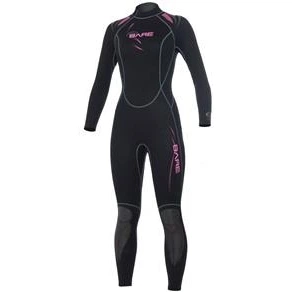 Гідрокостюм Bare Sport Full Lady 5mm жіночий чорно-рожевий Чорно-рожевий 12