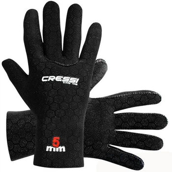 Перчатки Cressi Sub High Stretch 5мм Черный S