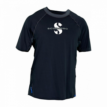 Футболка Scubapro Rash Guard Man черная Черный S