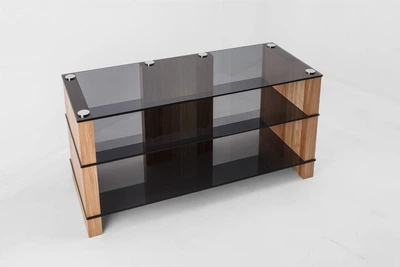 Дерев’яна тумба під ТВ ADLUX MODUL TV-3 1200 дуб (скло чорне)