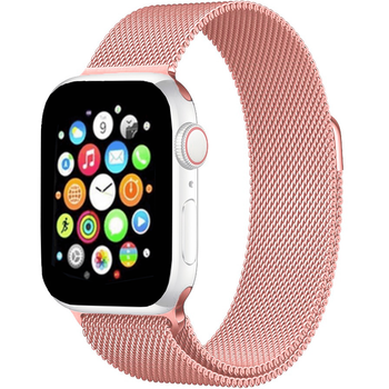 Ремешок Миланская петля (Milanese Loop) для Apple Watch 38mm/40mm/41mm (18) Pink Sand нежно розовый