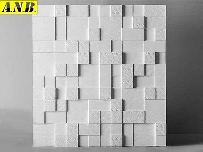 Гибкая полиуретановая форма для изготовления декоративных гипсовых 3D панелей A.N.B. "АБРЕМО" - 500х500х25 мм