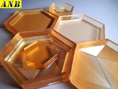 Гибкая полиуретановая форма для изготовления декоративных гипсовых 3D панелей A.N.B. "ШЕСТИГРАННИКИ ДЛЯ МХА" 5шт