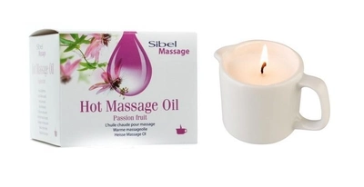 Масло-свічка для масажу Sibel Hot Massage Oil Маракуйя 80 г (5412058155086)