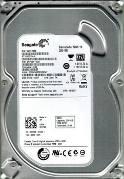 HDD SATA 250GB Seagate Barracuda 7200.12 7200rpm 8MB (ST3250312AS) Refurbished