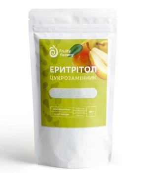 Заменитель сахара Эритритол Fruity Yummy 200 г