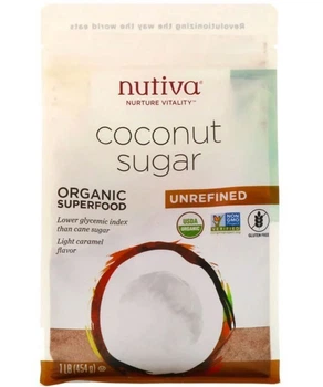 Сахар кокосовый Nutiva органический 454 г (692752103018)