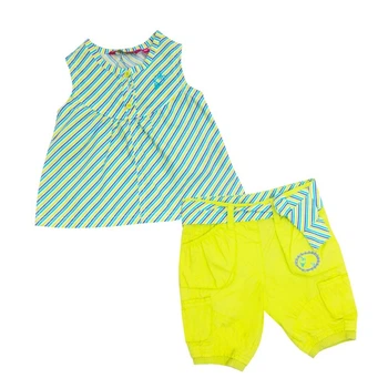 Костюм : Туніка і шорти Losan Mc baby girls (018801904/20) Яскраво-зелений M6-68 см