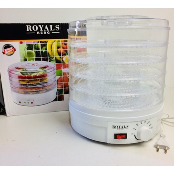 Сушилка электрическая для фруктов и овощей Royals Berg RB-959 с терморегулятором