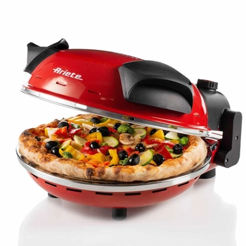 Домашняя каменная печь для пиццы ARIETE 0909 1200W 35см Red