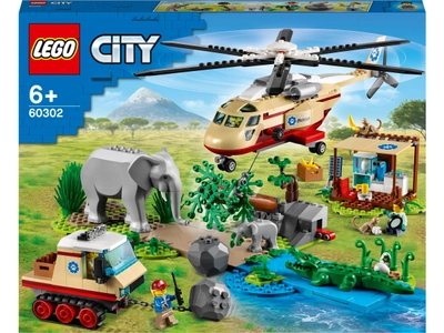 Конструктор LEGO City Операция по спасению зверей 525 деталей (60302)
