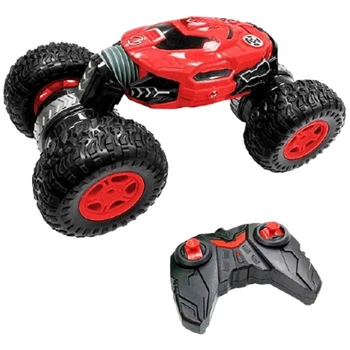 Машинка перевертня на радіокеруванні Dance Monster RQ-2028 - трюковий всюдихід, трансформер 40 см Червона