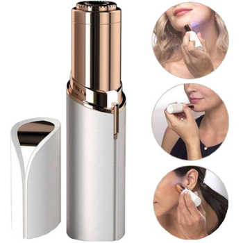 Эпилятор для удаления волос на лице Flawless Facial Hair Remover - женский триммер депилятор в форме помады