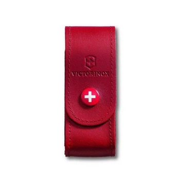Чохол на пояс Victorinox 84-91мм шкір.черв на кнопці 2-4 шари
