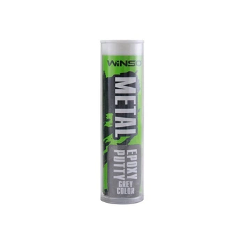 Двокомпонентна епоксидна мастика Winso Epoxy Putty (холодне зварювання) 57 г сіра 300100 + 350* С (5315)