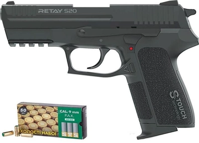 Пистолет стартовый Retay S20 кал. 9 мм. Цвет - black.
