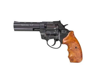 Револьвер под патрон Флобера STALKER 4,5" S коричн. рук.