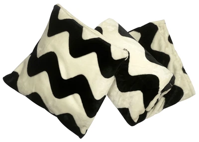 Плед Ecotton FL-3417 Зиґзаґ 110х140 + подушка 40х40 (ROZ6400063358)