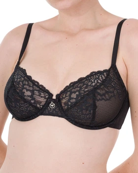 Бюстгальтер жіночий EMPORIO ARMANI (164069-8A205-00020/91) Чорний 85Е