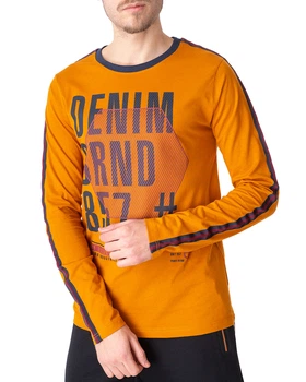 Лонгслів чоловічий E-BOUND (146671-pumpkin spice/20-21) Помаранчевий M