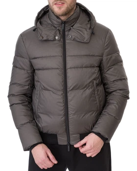 Пуховик чоловічий EMPORIO ARMANI (6G1B94-1NUFZ-0640/19-20) Сірий 48